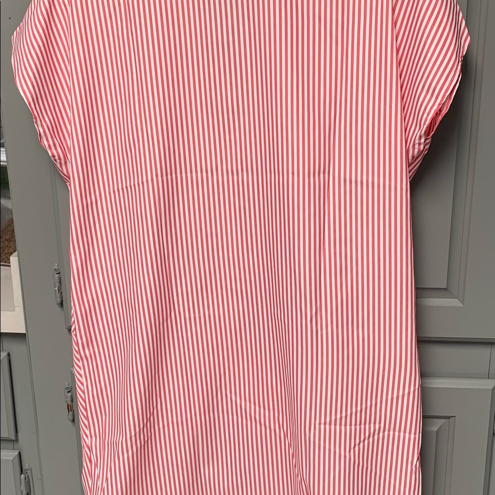 New without tags red & white striped tie front dress - Picture 7 of 7
